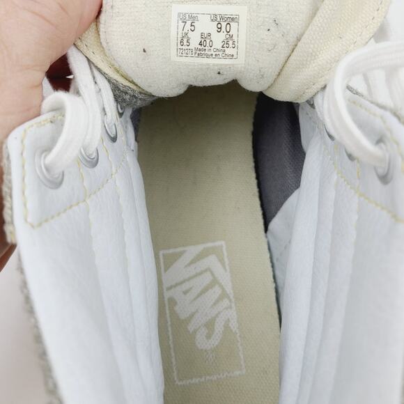 Vans Sk8-Hi Slim J&S Skate Unisex, Gray, Size 7.5 Men &  9 Women - Picture 7 of 7